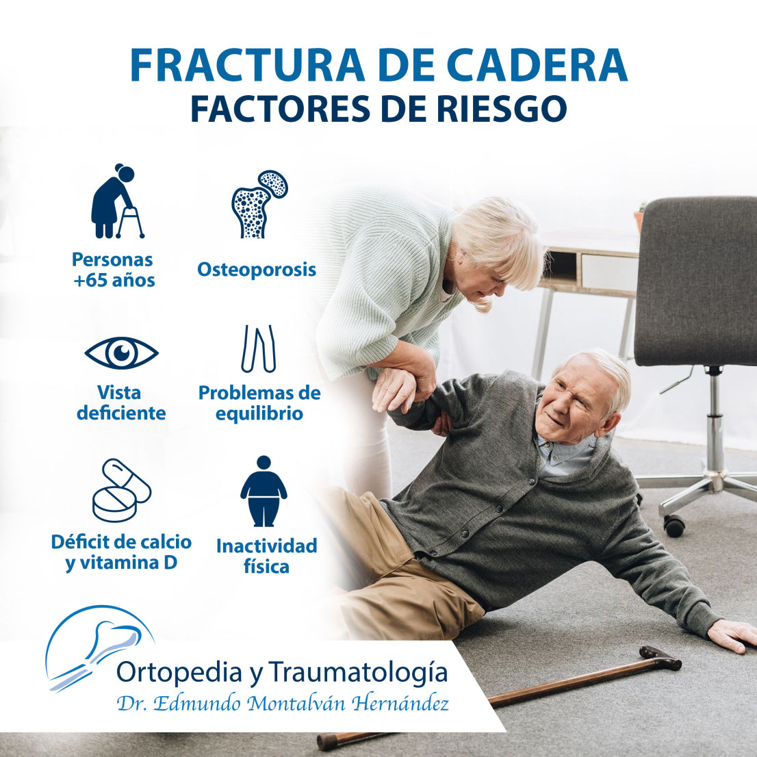 Factores de riesgo para fractura de cadera