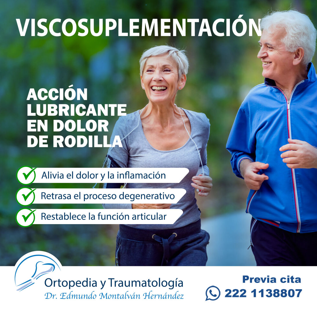 Viscosuplementación para alivio del dolor